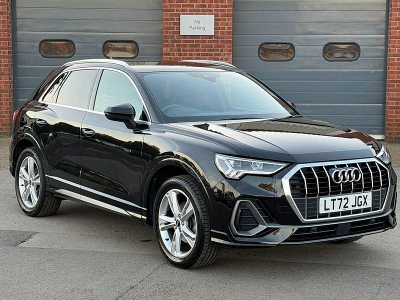 Black Used 2022 Audi Q3 S-Line SUV | £26,995 (Fair price) - Image 1/4