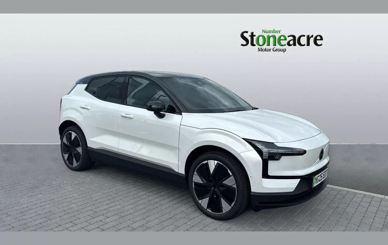 White New 2025 Volvo EX30 Ultra SUV | £34,995 (Super price) - Image 1/4