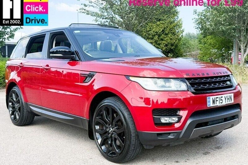 Red Used 2015 Land Rover Range Rover Sport HSE Dynamic SUV | £18,172 (Good price) - Image 1/1