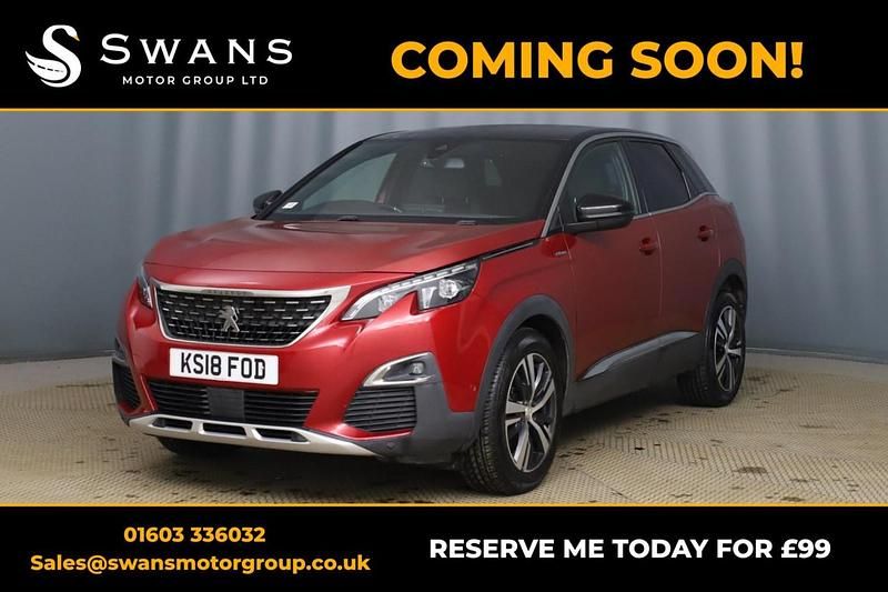 Used Peugeot 3008 GT-line 2018 Red SUV