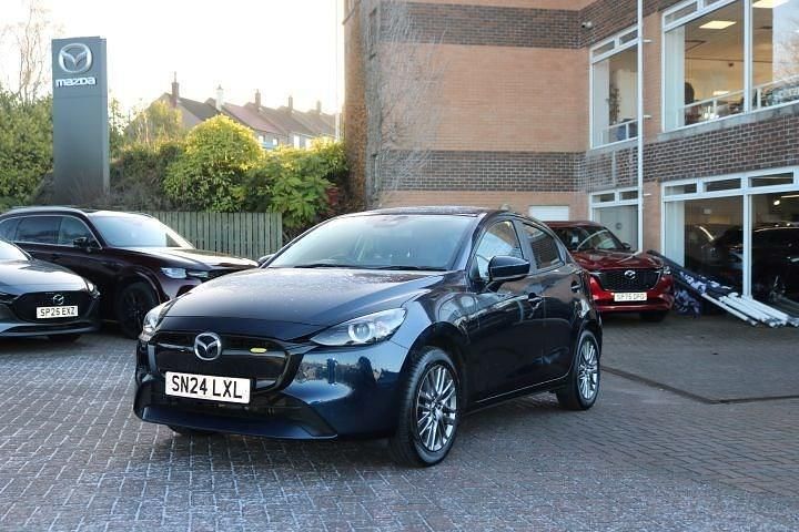 Used Mazda 2 Exclusive-Line 116 HP (85 kW) 2024 Blue Hatchback