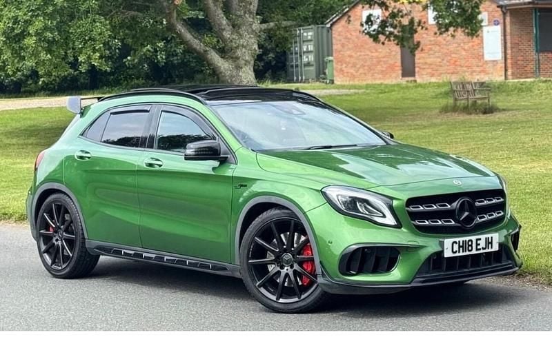 Used Mercedes GLA45 AMG Premium 381 HP (280 kW) 2018 Green SUV