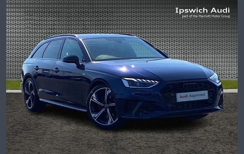 Used Audi A4 Black Edition 147 HP (108 kW) 2024 Blue Estate