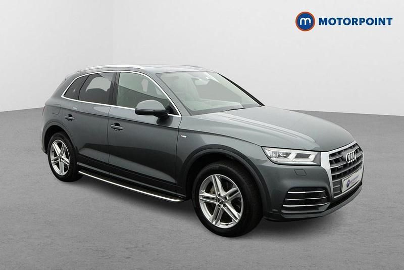 Grey Used 2019 Audi Q5 S-Line SUV | £25,699 (Fair price) - Image 1/4