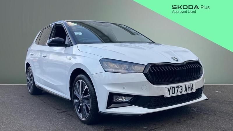 Used Skoda Fabia Monte Carlo 110 HP (80 kW) 2023 White Hatchback