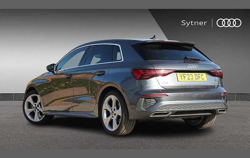 Used Audi A3 S-Line 150 HP (110 kW) 2023 Grey Sedan