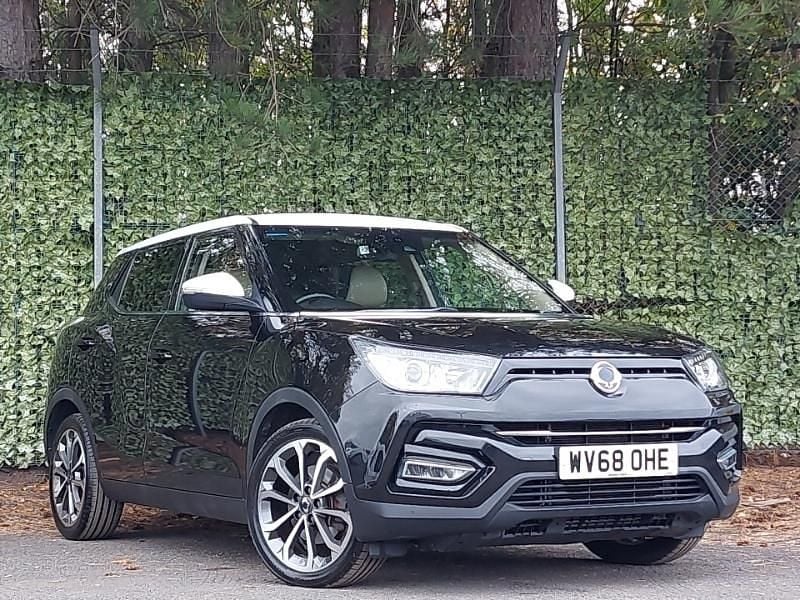 Black Used 2018 Ssangyong (KGM) Tivoli SUV | £6,998 - Image 1/4