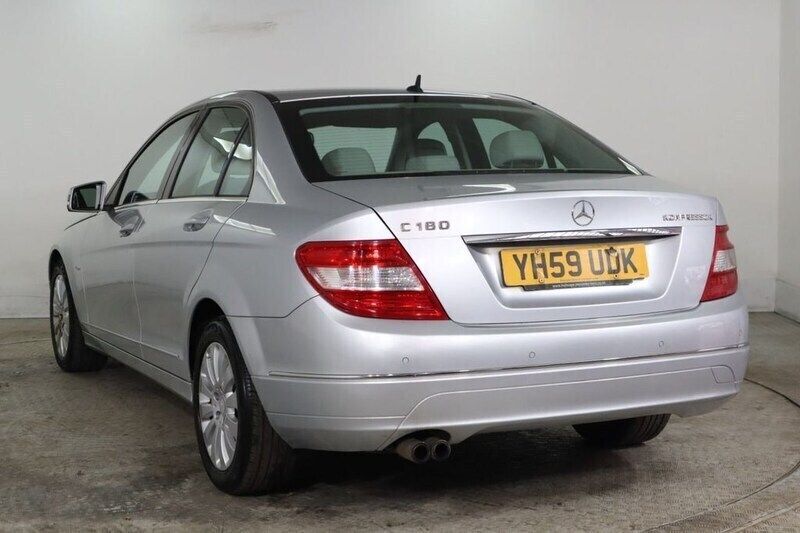 Silver Used 2009 Mercedes C180 Elegance Sedan | £3,995 (Fair price) - Image 1/4