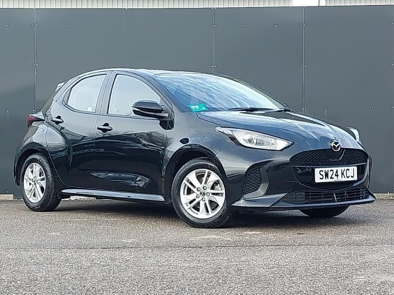 Black Used 2024 Mazda 2 Center-Line Hatchback | £15,498 (Fair price) - Image 1/4
