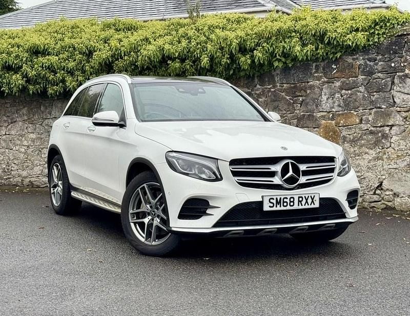 White Used 2018 Mercedes GLC250 AMG line SUV | £20,995 (Fair price) - Image 1/4