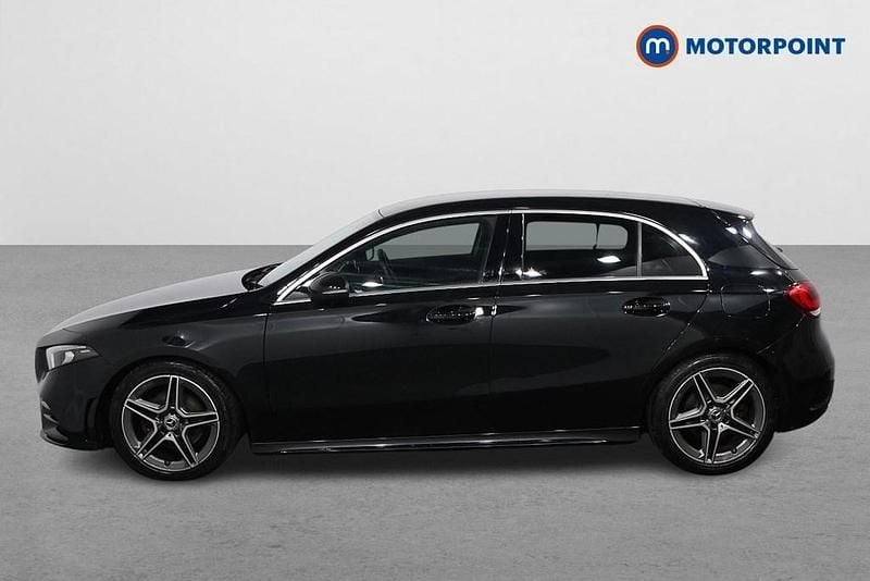 Used Mercedes A200 AMG line 2018 Black Hatchback