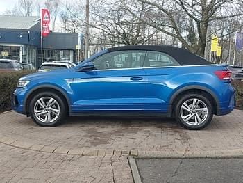 Used VW T-Roc Cabriolet R-line 150 HP (110 kW) 2024 Blue Cabriolet