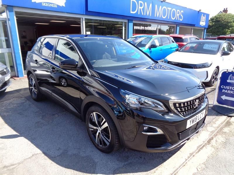 Black Used 2018 Peugeot 3008 Active Hatchback | £12,495 (A bit pricey) - Image 1/4