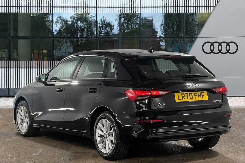 Used Audi A3 Comfort 110 HP (80 kW) 2020 Black Sedan