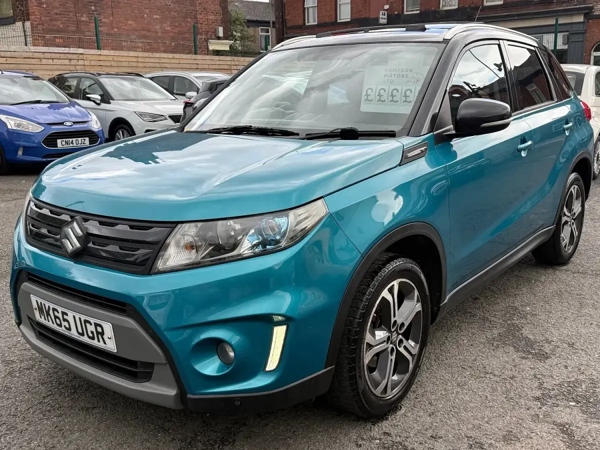 Used Suzuki Vitara SZ5 120 HP (88 kW) 2015 Turquoise SUV