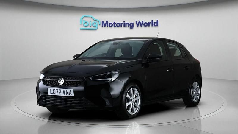 Used Vauxhall Corsa Design Edition 75 HP (55 kW) 2022 Black Hatchback