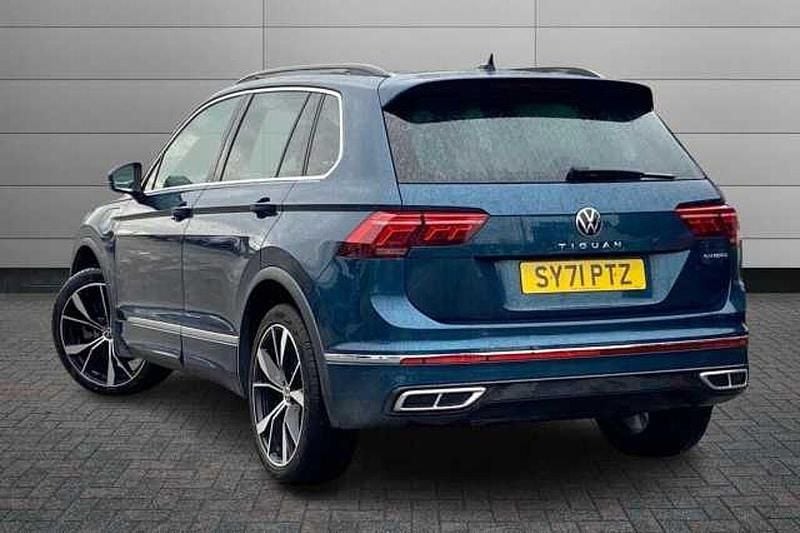 Used VW Tiguan R-line 245 HP (180 kW) 2021 Blue SUV