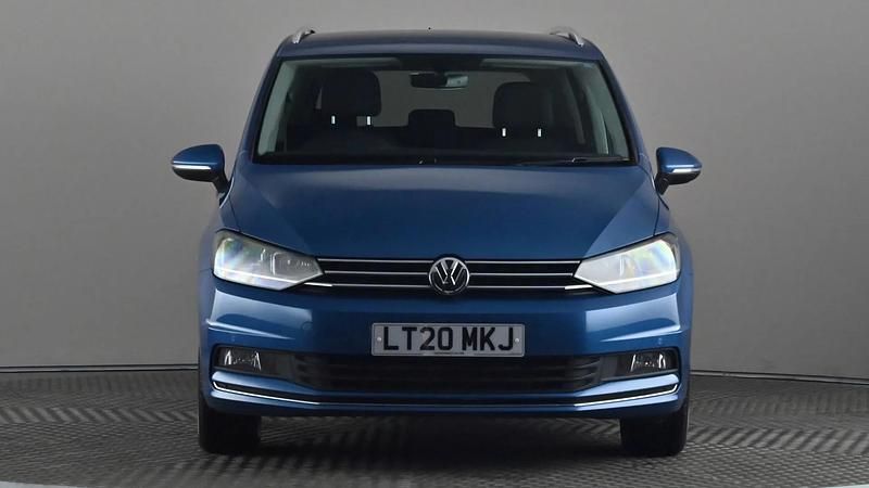 Used VW Touran SEL 150 HP (110 kW) 2020 Blue MPV