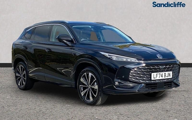 Metallic black pearl Used 2024 MG HS Trophy SUV | £20,838 (Expensive) - Image 1/4