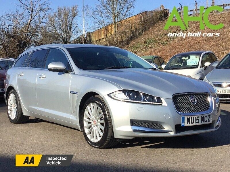 Silver Used 2015 Jaguar XF Sportbrake Premium Luxury Estate | £11,795 (Fair price) - Image 1/4