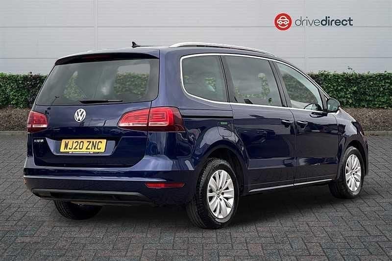 Used VW Sharan SE 150 HP (110 kW) 2020 Blue MPV
