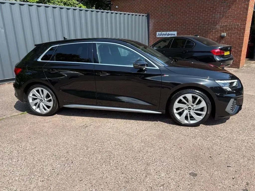 Used Audi A3 Sportback S-Line 150 HP (110 kW) 2021 Black Hatchback