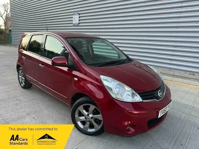 Używany Nissan Note N-TEC 110 KM (80 kW) 2010 Czerwony Hatchback