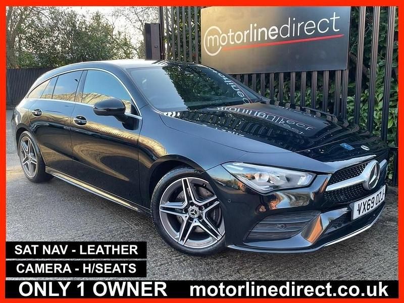Black Used 2019 Mercedes CLA200 Shooting Brake AMG line Estate | £16,945 (Fair price) - Image 1/4