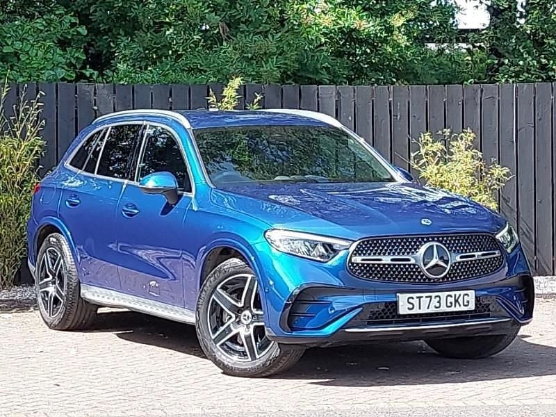 Blue Used 2023 Mercedes GLC300 AMG line SUV | £42,698 - Image 1/4