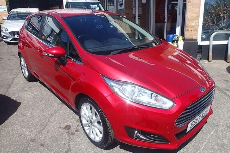 Red Used 2017 Ford Fiesta Titanium Hatchback | £6,995 (Good price) - Image 1/1