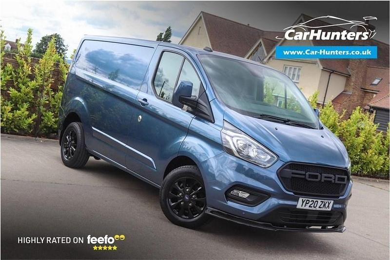 Blue Used 2020 Ford Transit Custom Limited Van | £17,995 (Expensive) - Image 1/4