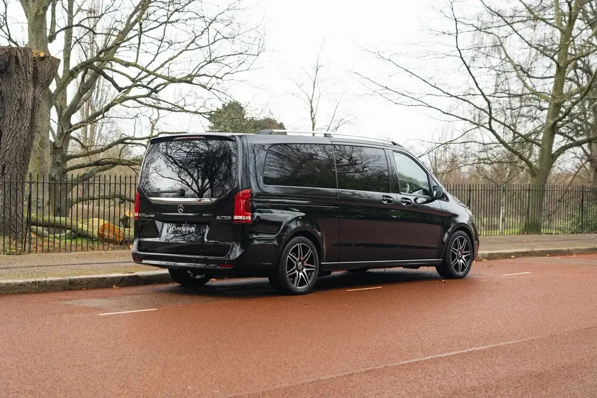 Used Mercedes V300 AMG line 2023 Black MPV