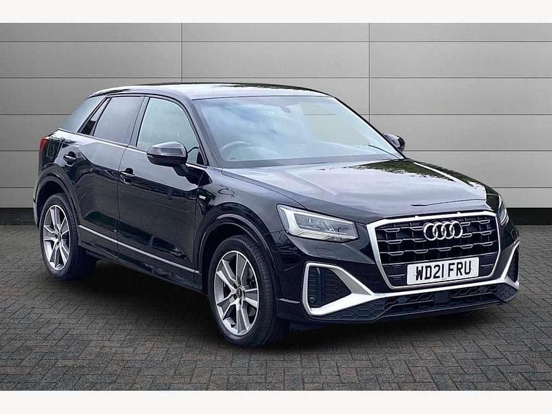 Mythos black Used 2021 Audi Q2 S-Line SUV | £20,950 (Fair price) - Image 1/4