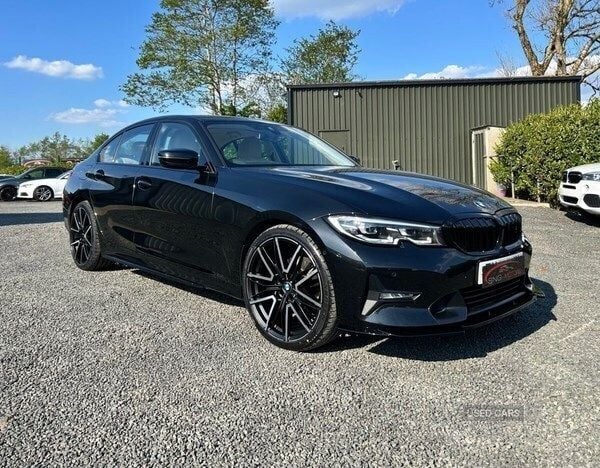 Black Used 2021 BMW 320e Sport Line Sedan | £16,490 (Fair price) - Image 1/4