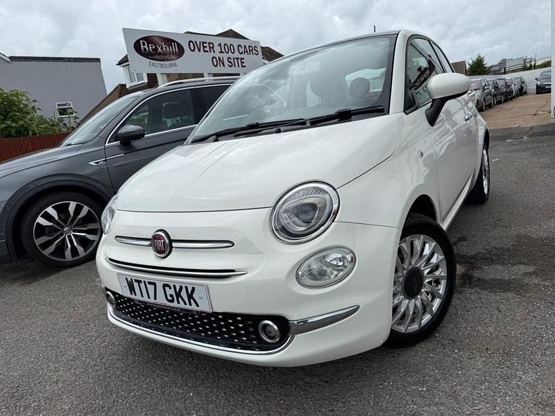Used Fiat 500 Lounge 69 HP (50 kW) 2017 White Hatchback