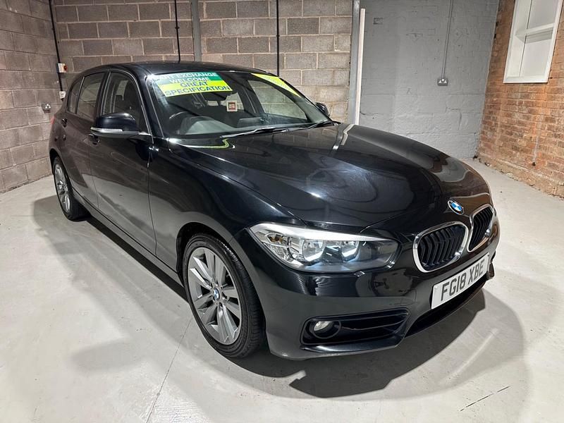 Black Used 2018 BMW 118 Sport Line Hatchback | £9,320 (Fair price) - Image 1/4