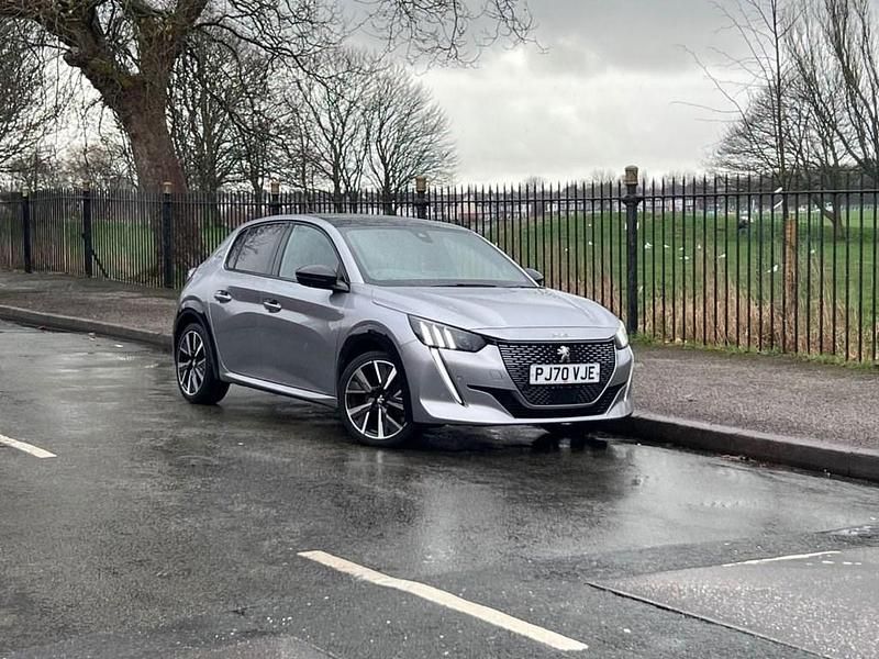 Used Peugeot 208 GT-line 100 HP (73 kW) 2020 Grey Hatchback