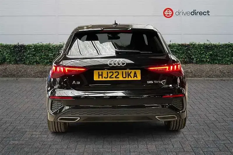 Used Audi A3 S-Line 150 HP (110 kW) 2022 Black Sedan