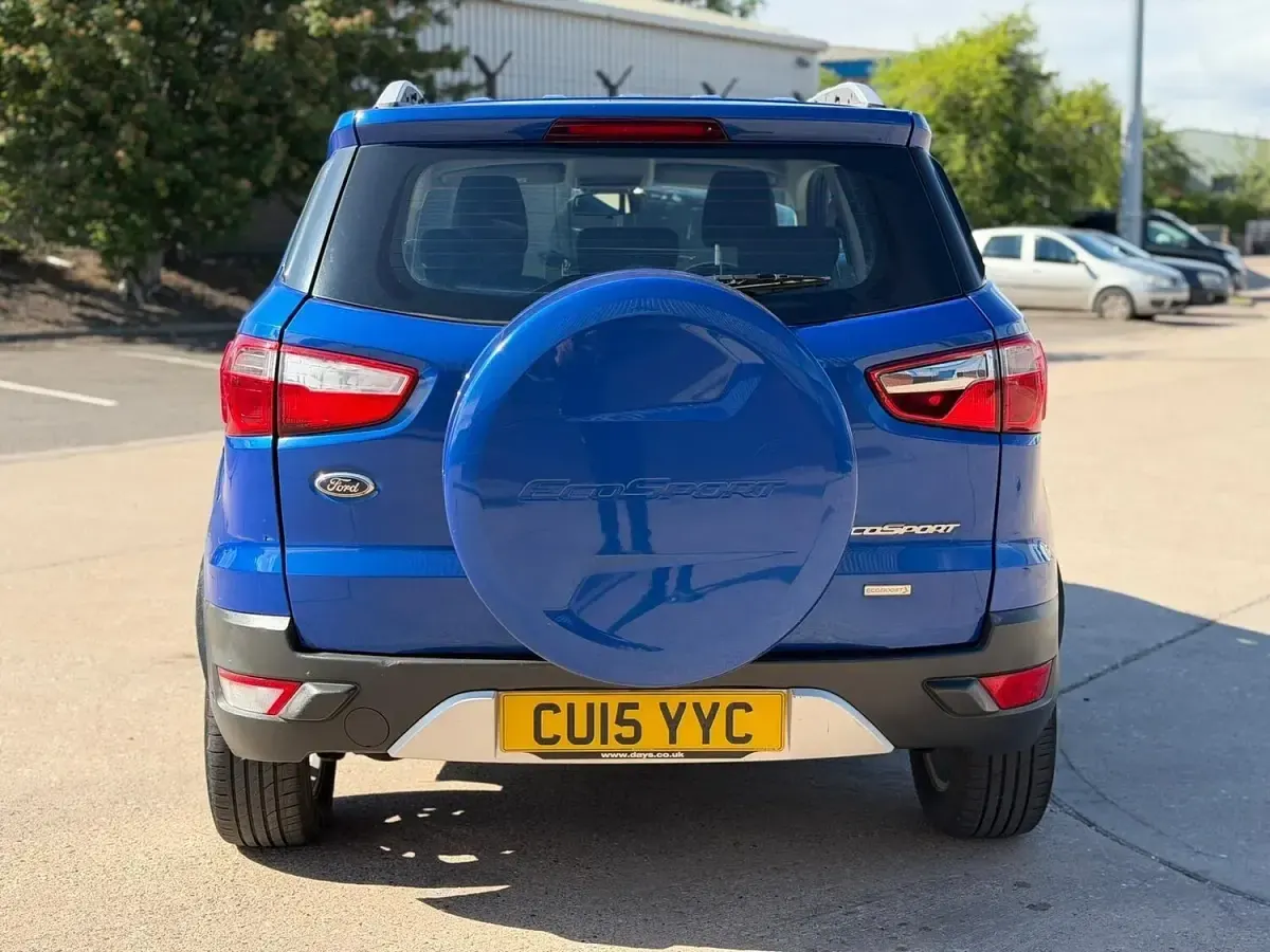 Used Ford Ecosport Titanium 2015 Blue SUV
