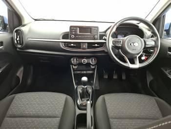 Used Kia Picanto 2018 Blue Hatchback