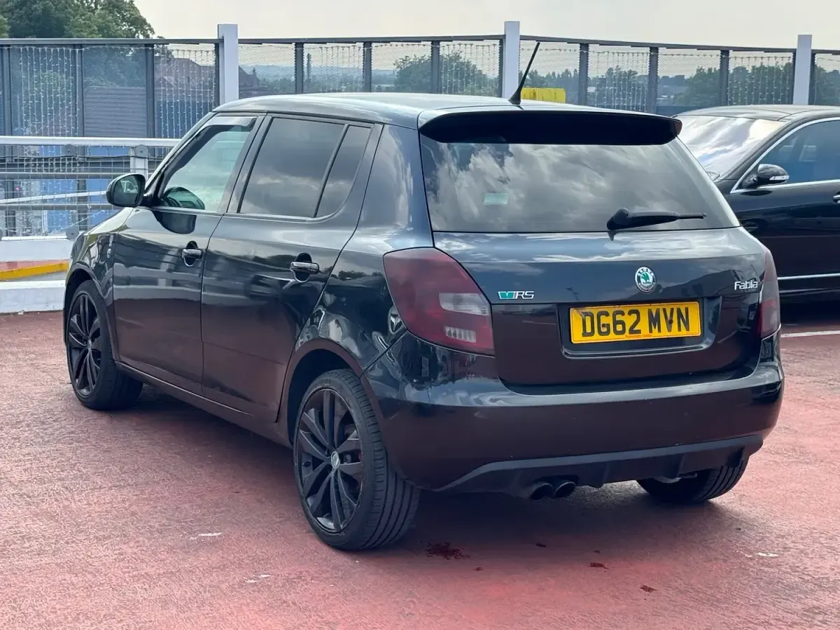 Used Skoda Fabia vRS 180 HP (132 kW) 2012 Black Hatchback