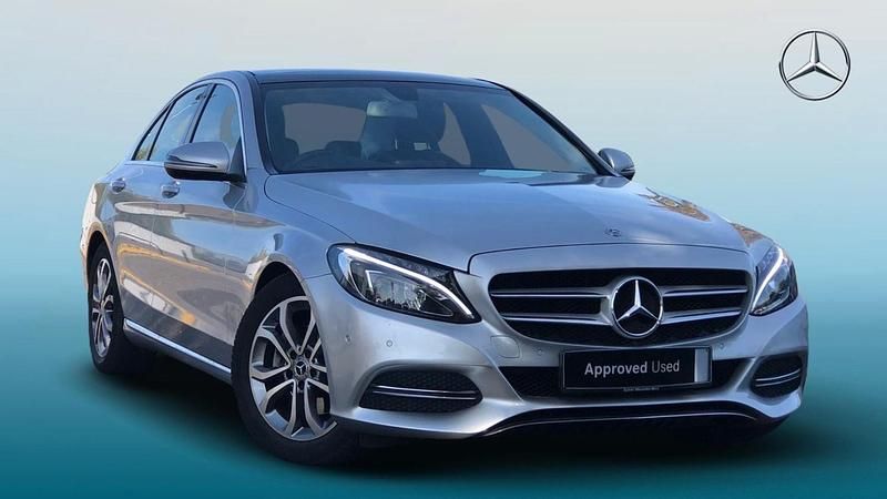Silver Used 2018 Mercedes C200 Premium Sedan | £15,495 (Fair price) - Image 1/4