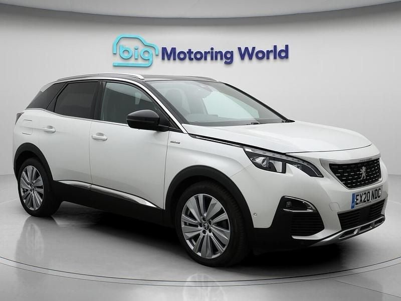 White Used 2020 Peugeot 3008 Premium Hatchback | £14,520 (Good price) - Image 1/4