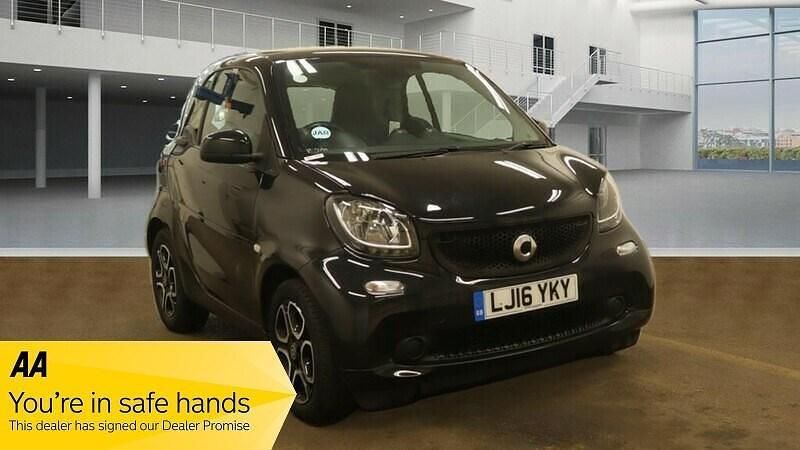 Black Used 2016 Smart ForTwo Coupé Prime Coupe | £4,995 (Good price) - Image 1/3