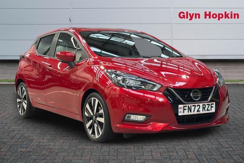 Used Nissan Micra Tekna 92 HP (67 kW) 2022 Red Hatchback