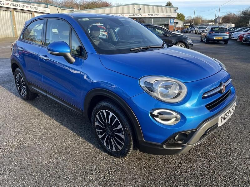 Blue Used 2018 Fiat 500X Cross SUV | £7,699 (Fair price) - Image 1/4