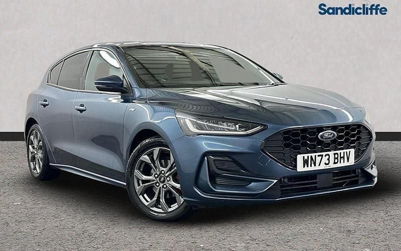 Blue Used 2023 Ford Focus ST-Line Hatchback | £15,323 (Fair price) - Image 1/4