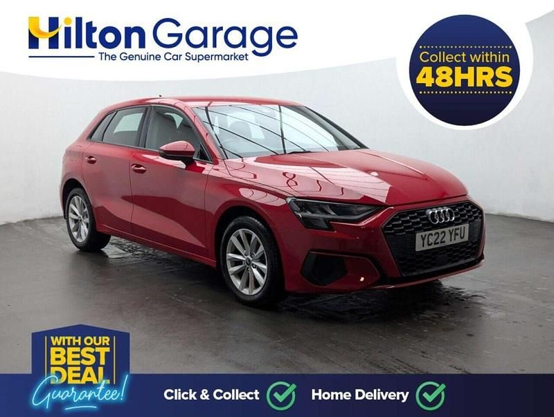 Used Audi A3 Advanced 150 HP (110 kW) 2022 Red Sedan