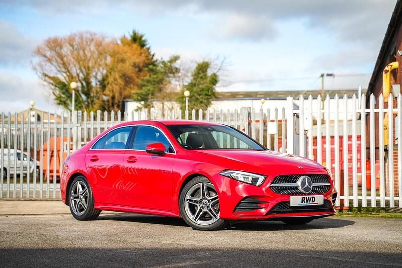 Used Mercedes A180 AMG line 2019 Red Sedan