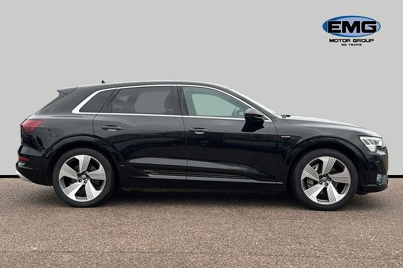 Begagnad Audi e-tron S-Line 230 kW (313 HK) 2020 Svart SUV